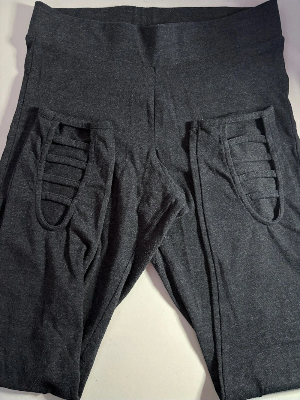Old Navy Girls (M) Black Cozy Fleece Workout Leggings.